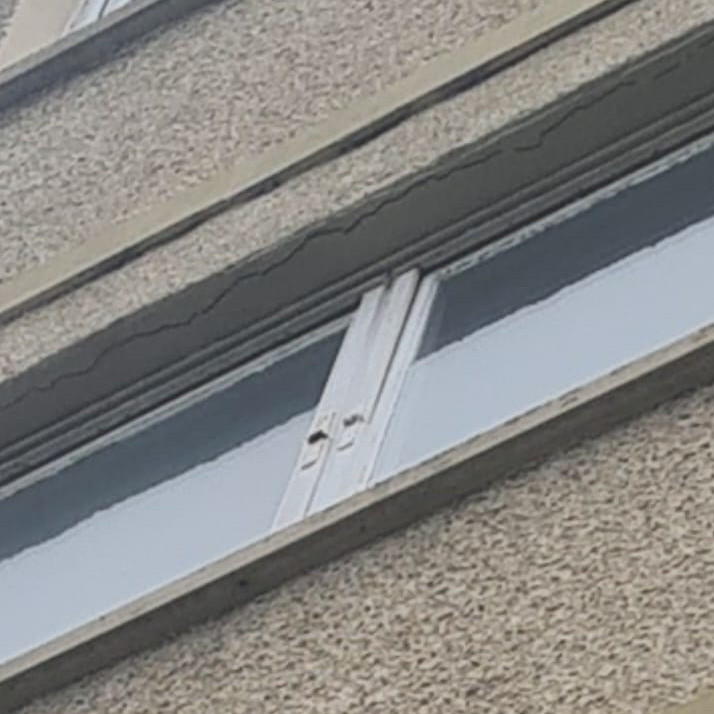 Cracking above windows